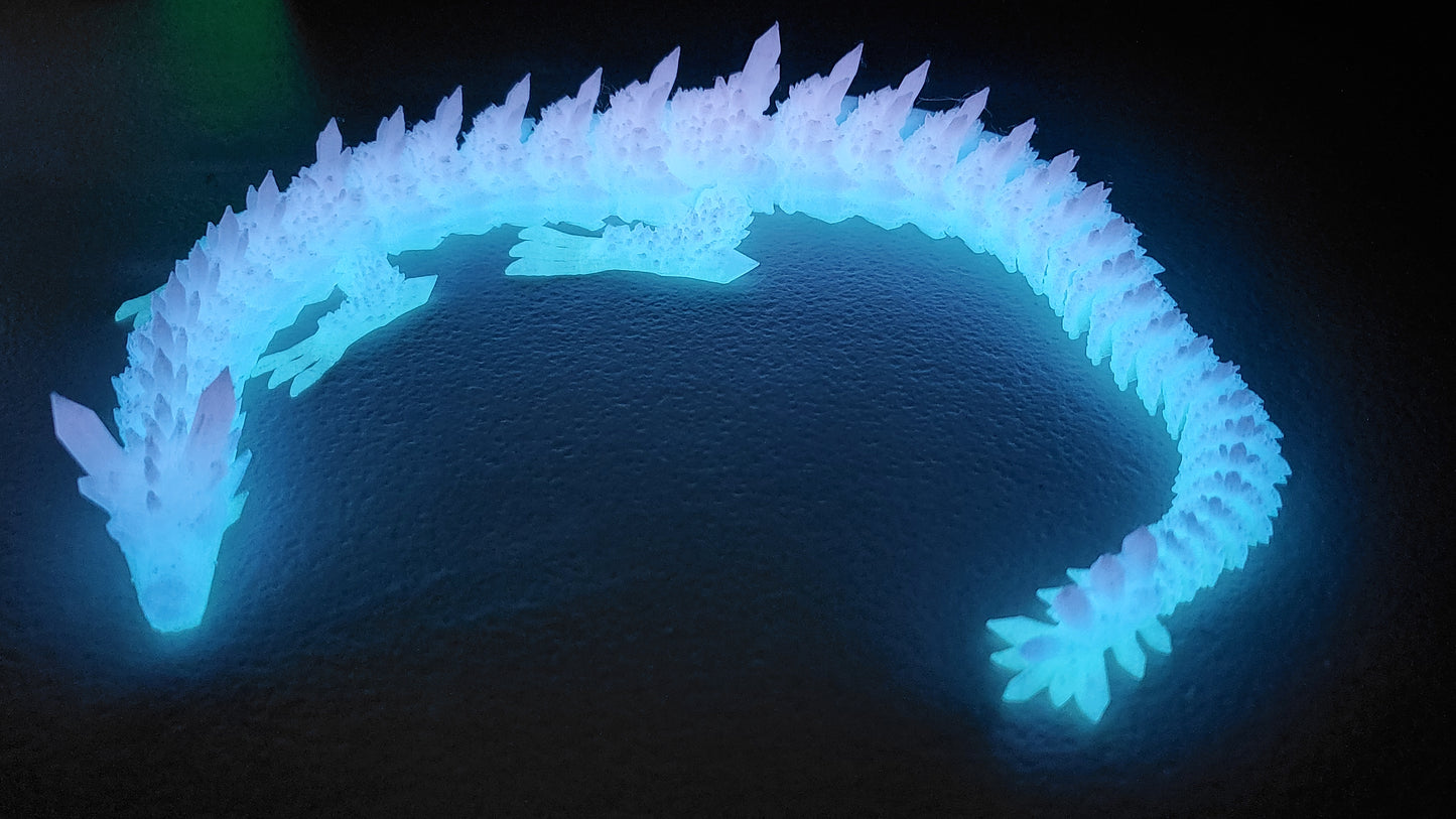 Glowing Crystal Dragon