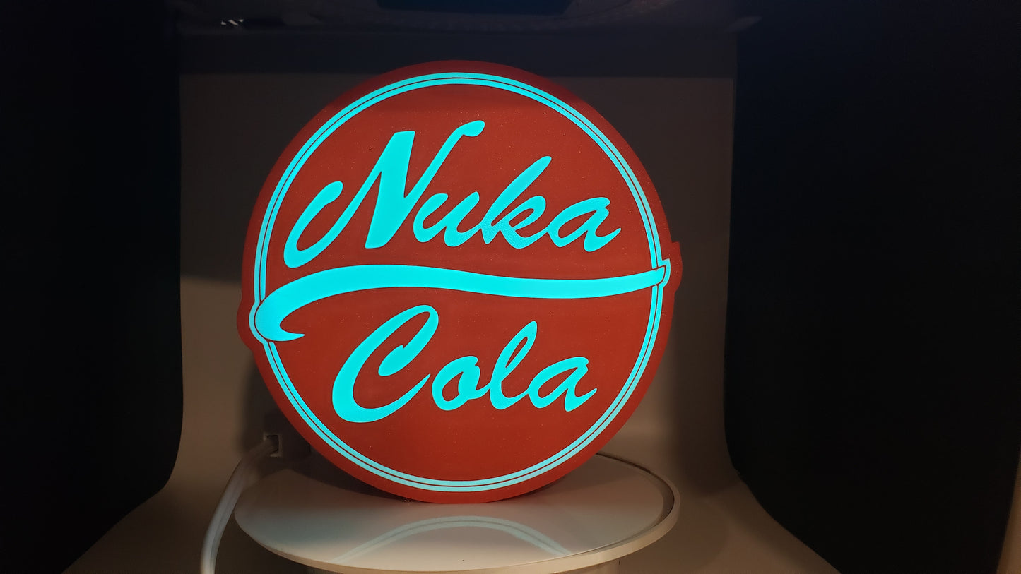 Nuka Cola LED Illuminated Lightbox - Wall Art