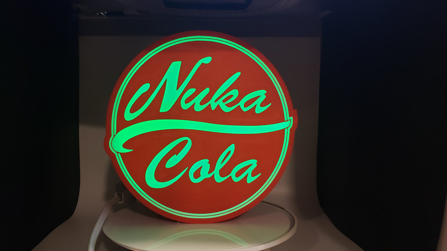 Nuka Cola LED Illuminated Lightbox - Wall Art