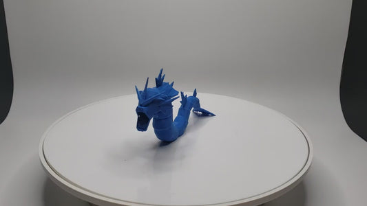 Low Poly Gyarados Pokemon Model