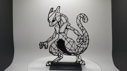 Decorative Wall Art - MewTwo Pokemon