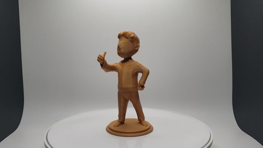 Golden Fallout Vault Boy Statue